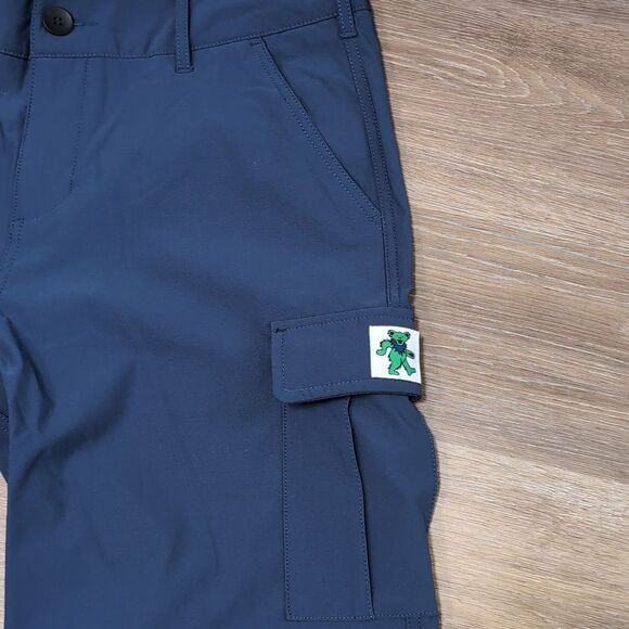 Grateful Dead X Section 119 Blue Cargo Shorts Sz S - Picture 3 of 10
